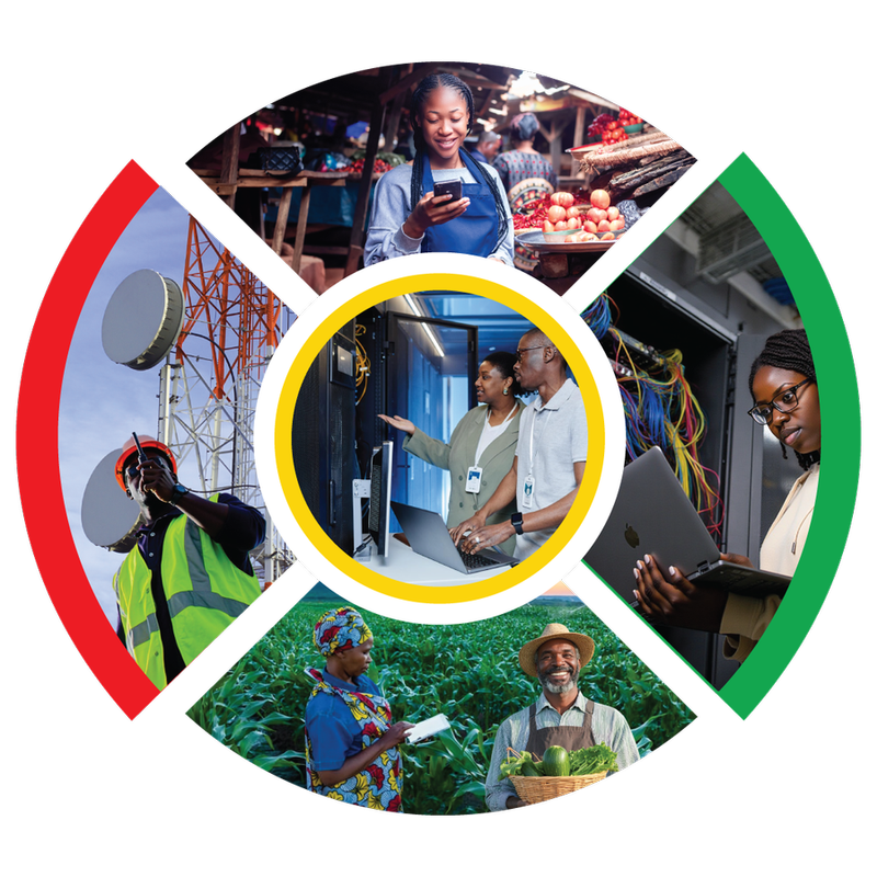 La première composante de PACTDIGITAL vise à étendre la couverture numérique sur tout le territoire, notamment dans les zones rurales.L’accès universel à Internet constitue un facteur clé pour l’inclusion sociale, l’innovation et la compétitivité économique. Pourtant, au Burkina Faso, de nombreuses zones rurales et périphériques restent encore à l’écart de la révolution numérique.