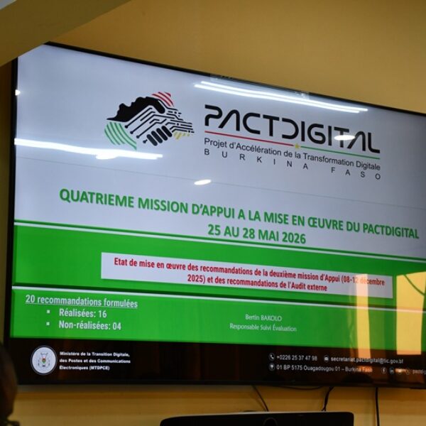PactDigital et la Banque mondiale font le point sur la mise en œuvre des activités prioritaires du projet